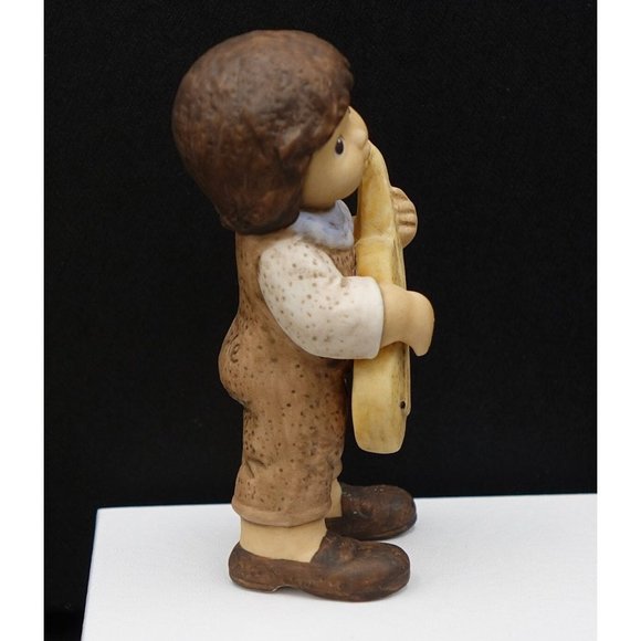 Vintage Goebel Figurine, Nina Marcos, Limpke, Boy Figurine Playing Guitar - Picture 2 of 7